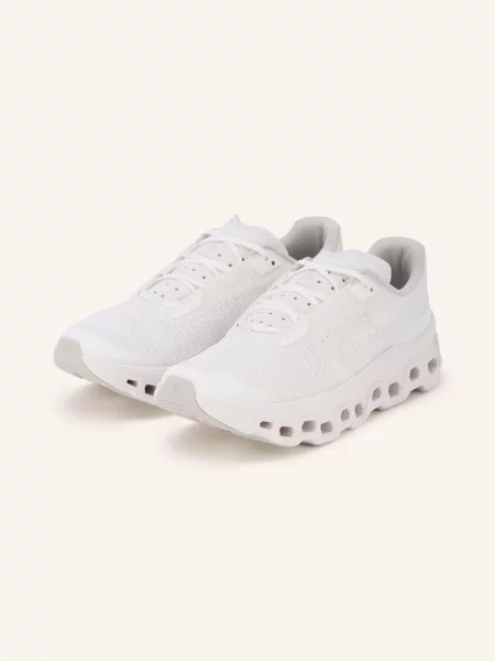 On Sneakersy Cloudmonster Void weiss białe