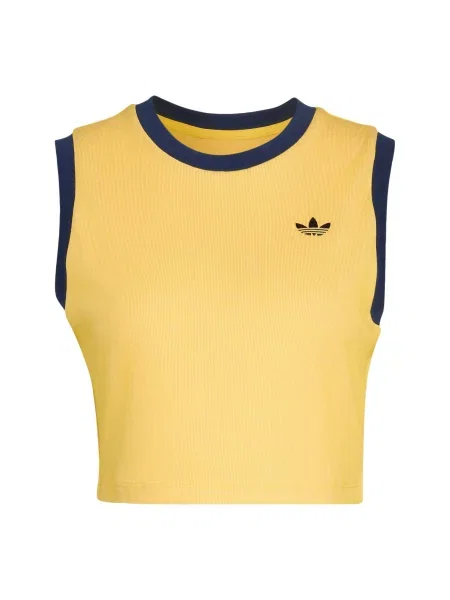 ADIDAS ORIGINALS Top HEATHER marin / galben lămâie albastru