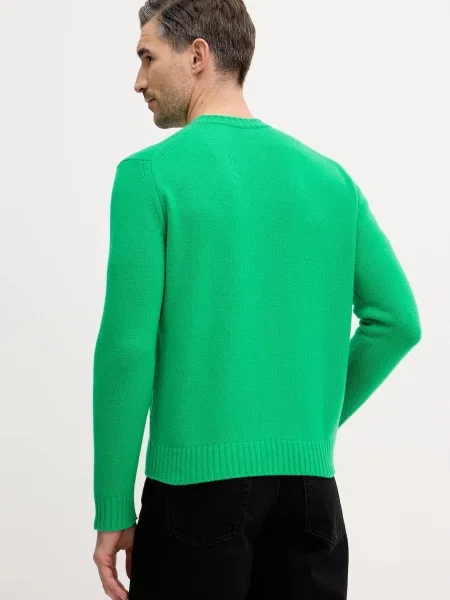 Светр із додаванням вовни United Colors of Benetton зелений