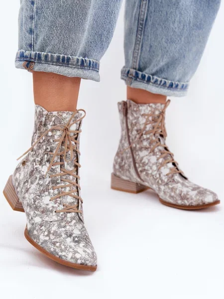 Ботуши Maciejka с плосък ток