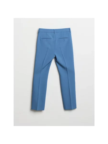 Spodnie Weekend Max Mara niebieskie