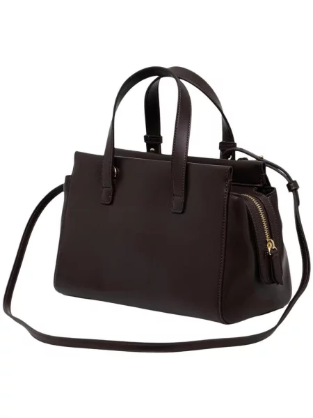 Crossbody kabelka Armani Exchange z ekologickej kože hnedá