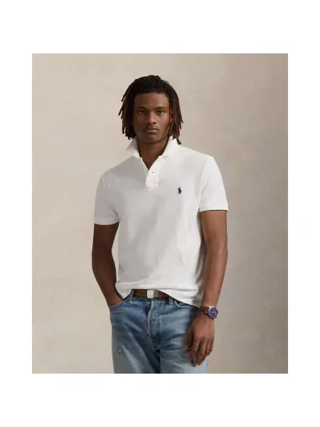 Koszulka z krótkim rękawem Ralph Lauren The Iconic Mesh XS biały