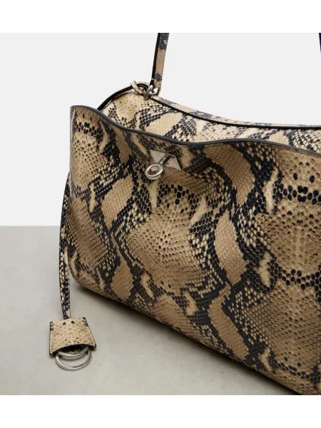 Geanta de piele Balenciaga din piele bej