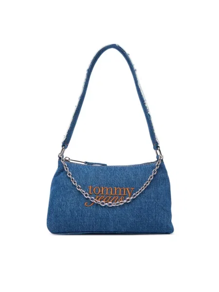 Táska Tommy Jeans Tjw Cool Denim Shoulder Bag kék