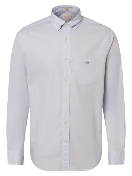 Gant koszula regular z kołnierzykiem button-down niebieski