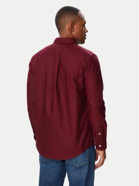 TOMMY HILFIGER Košile Heritage třešeň červená