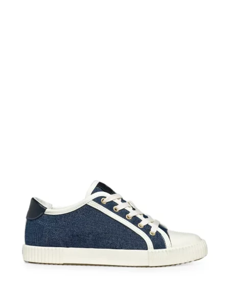 Sneakerși Geox cu șireturi din dantelă albastru