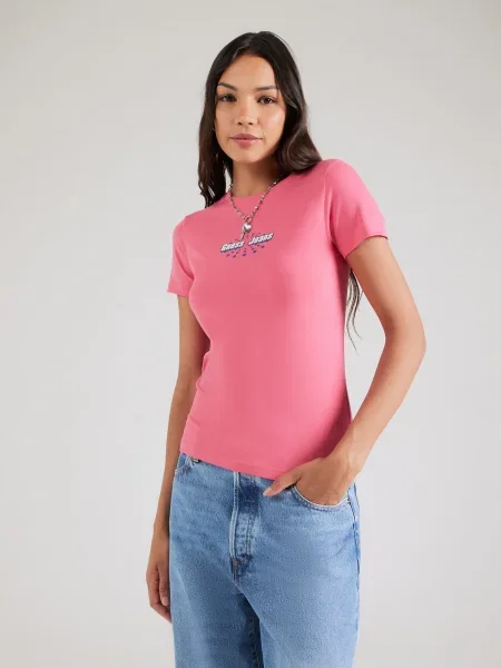 Guess Jeans Kratka majica roza