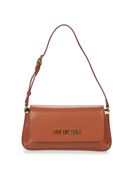 LOVE MOSCHINO Ročna torba rjava