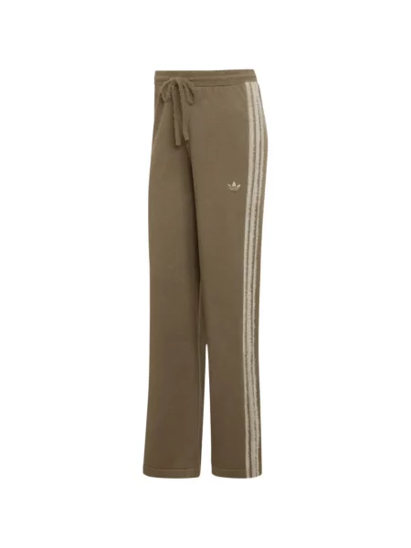 Pantaloni Adidas cu dungi alergare maro