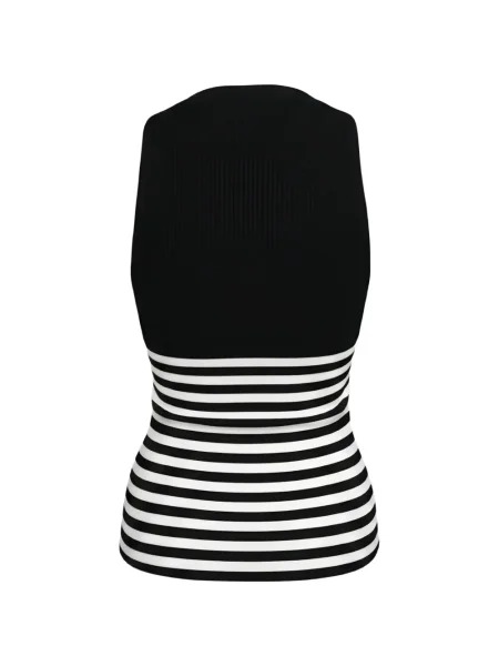 Top Max Mara cu dungi negru