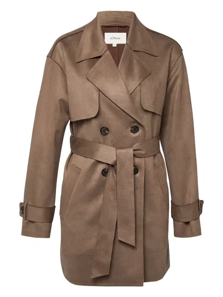 S.Oliver Palton de primăvară-toamnă mokka maro