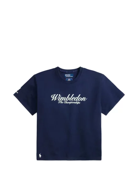 Велурени бягане с яка чорапи Polo Ralph Lauren синьо