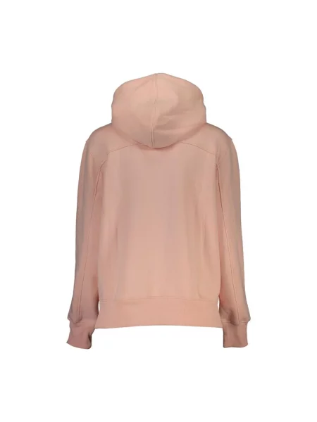 Bluza z kapturem Calvin Klein Jeans różowa