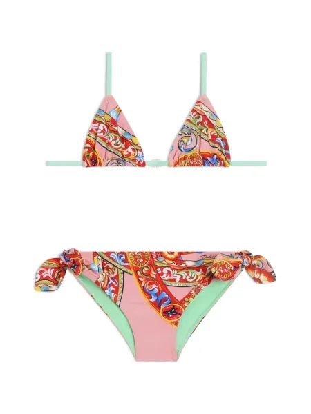 Bikini dziecięce Dolce And Gabbana różowe