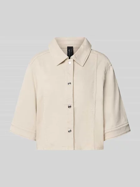 Marc Cain Bluzka Dżinsowa beige beżowa