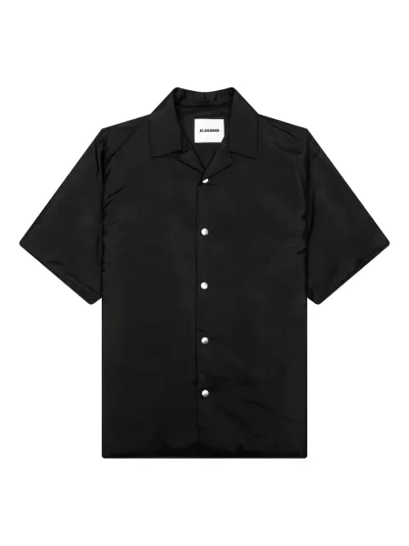 Cămașă Jil Sander scurtă negru