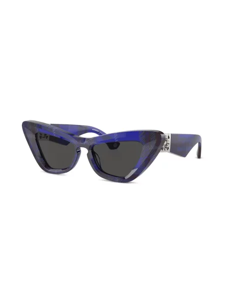 Ochelari de soare Burberry Eyewear în carouri albastru