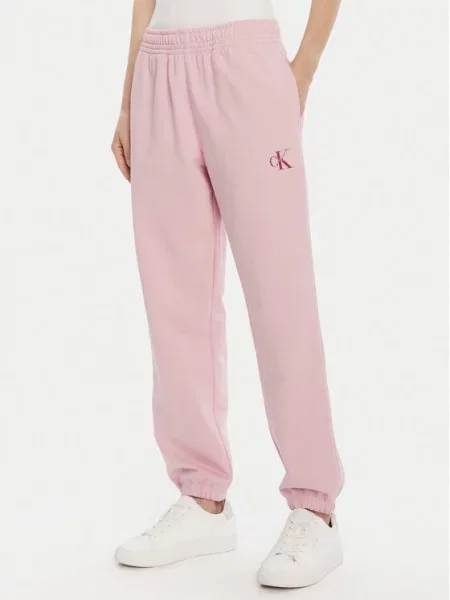 Calvin Klein Jeans Spodnji del trenirke Moologo roza
