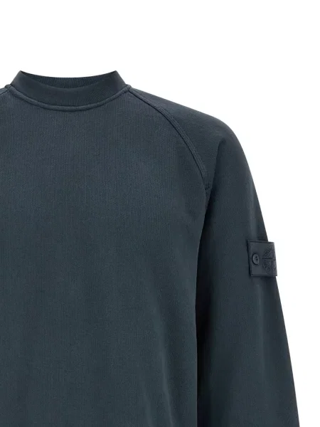 Φούτερ Stone Island με απλικέ μπλε