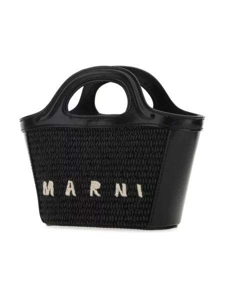 Listonoszka Marni skórzana czarna