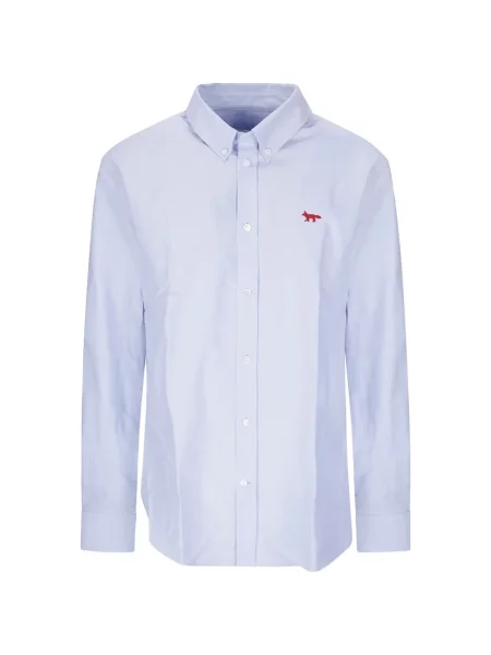 Lung cămașă Maison Kitsune albastru