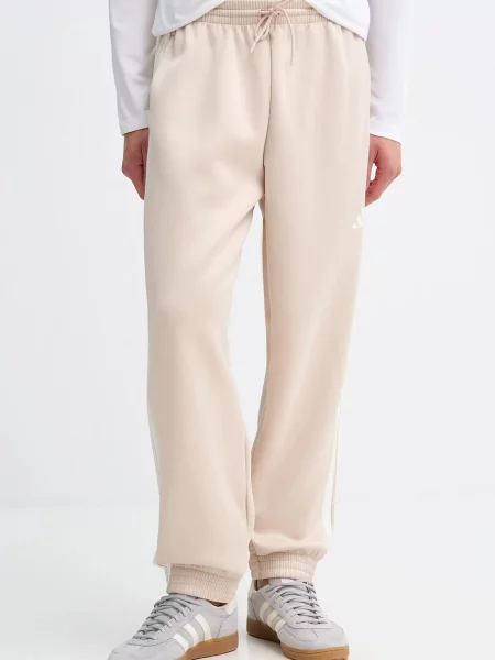 Спортивні штани adidas Stadium з принтом бежевий