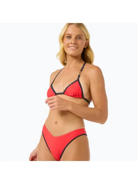 Dół od stroju kąpielowego Rip Curl V 80 High Skimpy Leg czerwony