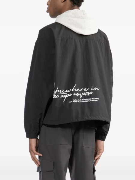 Geacă Aape By A Bathing Ape cu petice negru