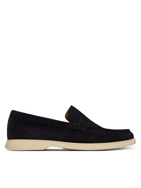 Loaferice BOSS Sienne Tamnoplava
