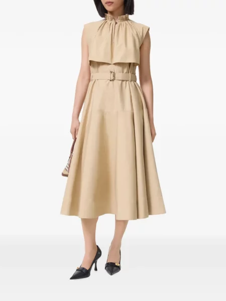 Rochie midi Burberry din poplin