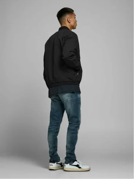 JACK & JONES Geacă de primăvară-toamnă JJERush' negru