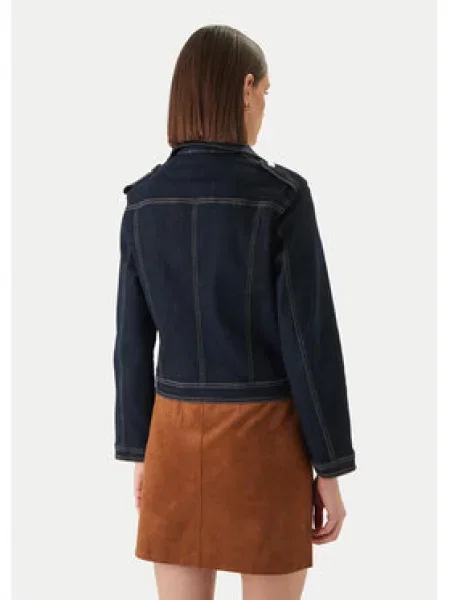 Morgan Farmer kabát Sötétkék Oversize
