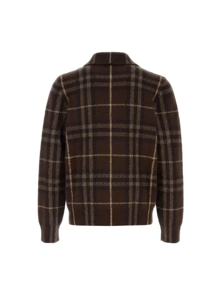 Kardigan Burberry brązowy