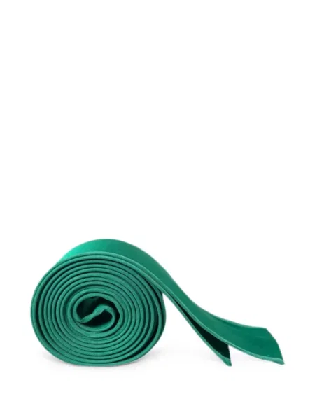 Cu centură curea Dolce & Gabbana din satin verde