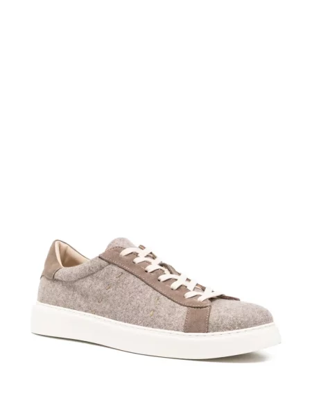 Sneakerși Eleventy din piele de căprioară