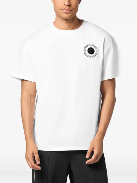 Tricou Plein Sport cu imagine alb