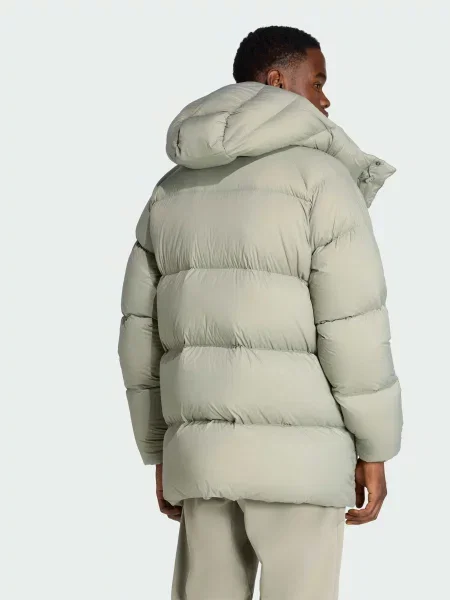 Пуховик Adidas зеленый