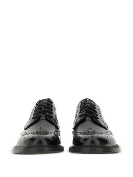 Brogues Hugo με κορδόνια με δαντέλα μαύρο