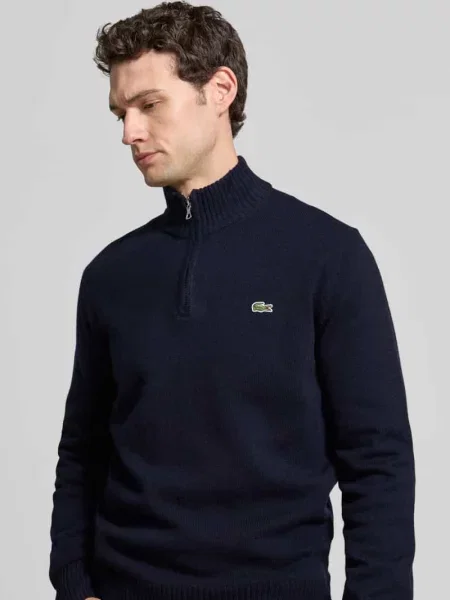 Sweter Lacoste granatowy