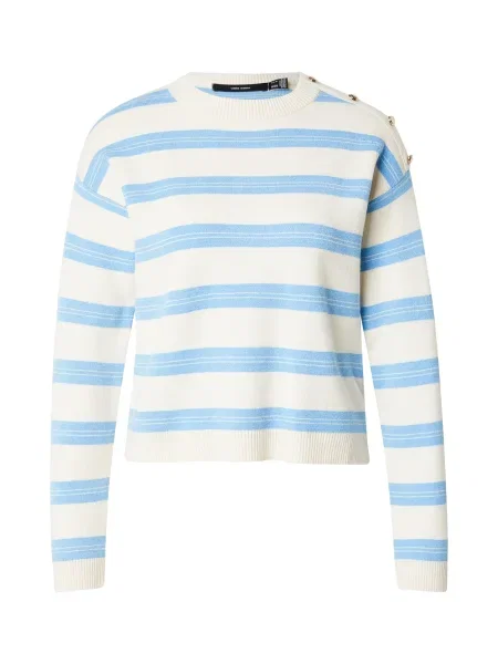 VERO MODA Pulover VMGOLD / azuriu bej