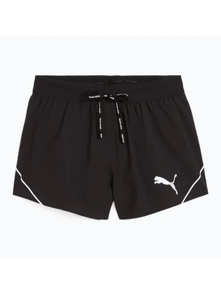 Pantaloni scurți de alergare pentru femei PUMA Raceday Ultrawave 3" Split puma black negru