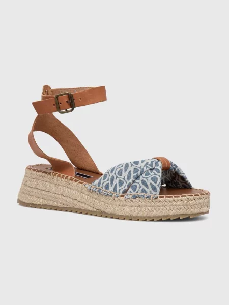 Pepe Jeans London De piele sandale maro