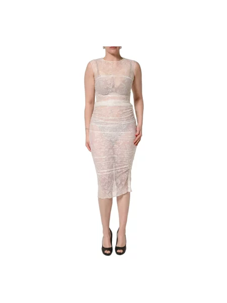 Sukienka midi Dolce And Gabbana biała