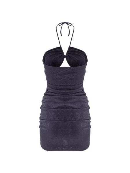 Rochie mini Zeynep Arcay cu volane albastru
