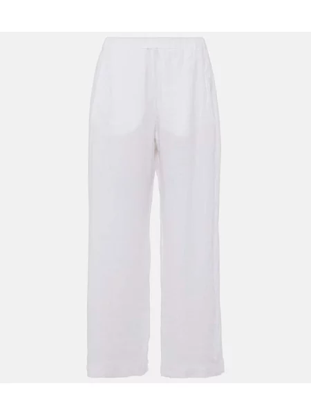 Pantaloni Velvet de in alb