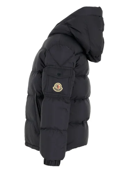 Kurtka puchowa dziecięca Moncler Enfant niebieska
