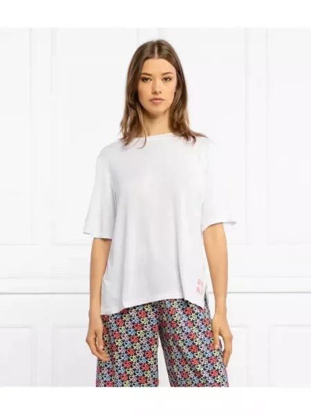 DKNY SLEEPWEAR Top de pijama | Relaxed fit alb