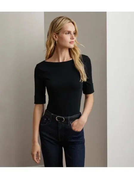 LAUREN RALPH LAUREN Bluză JUDY negru